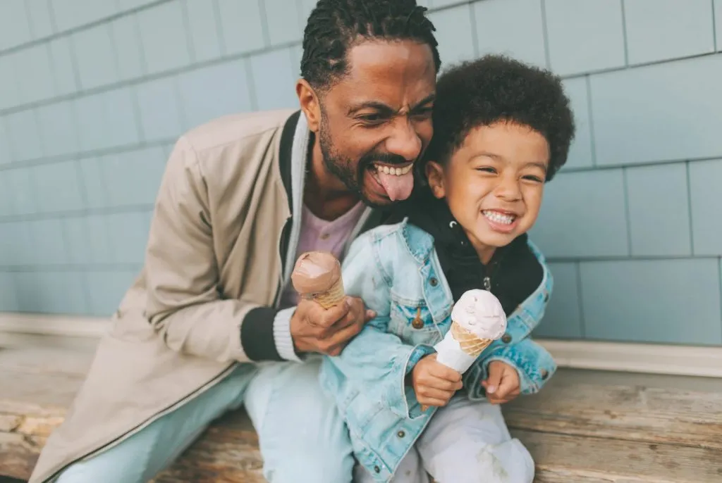 Ice cream makes us happy