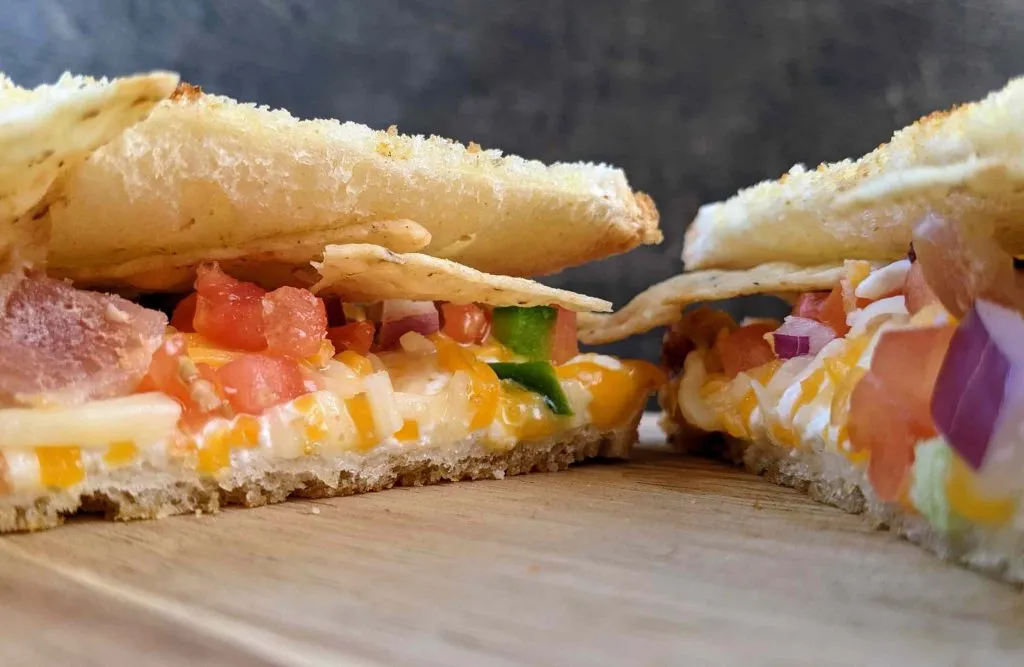 Veggie grilled cheese
