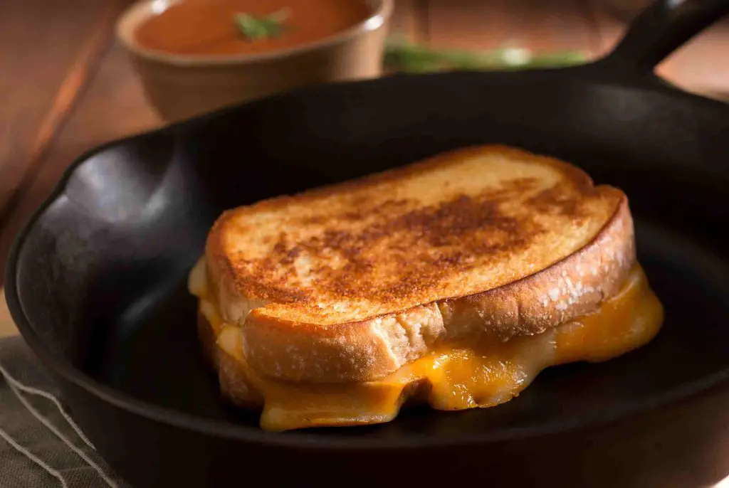 Grilled cheese cooked perfectly